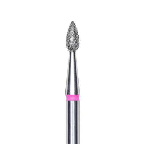 Broca Diamante Flama 2.3Mm Grano Fino Rojo