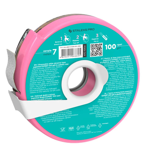 Cinta Desechable Blanca Papmam Expert En Estuche Plastico Staleks Pro 100