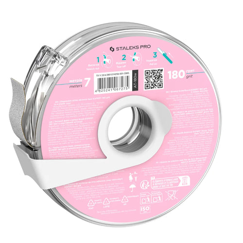 Cinta Desechable Blanca Expert En Estuche Plastico Staleks Pro 180