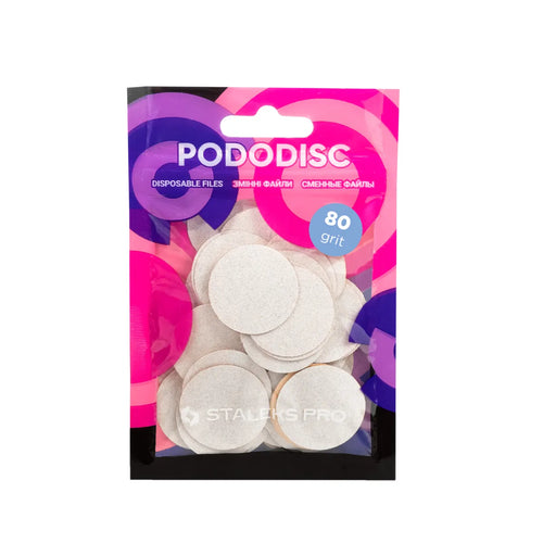 Almohadillas De Repuesto P/Pododisc L Grano 80