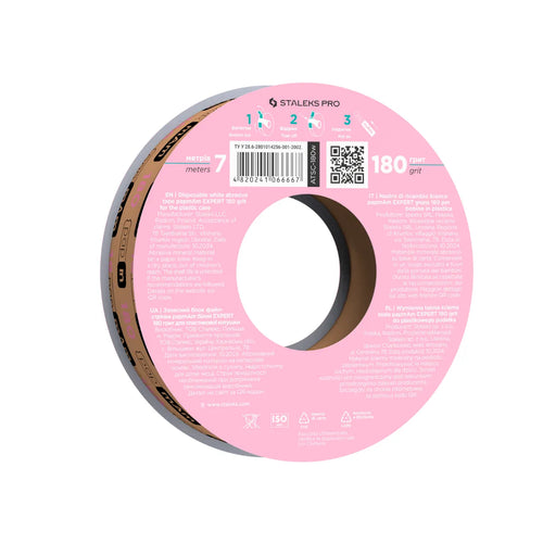 Cinta Desechable Blanca Papmam Expert Sin Estuche Plastico Staleks Pro 180