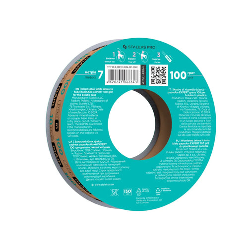 Cinta Desechable Blanca Papmam Expert Sin Estuche Plastico Staleks Pro 100