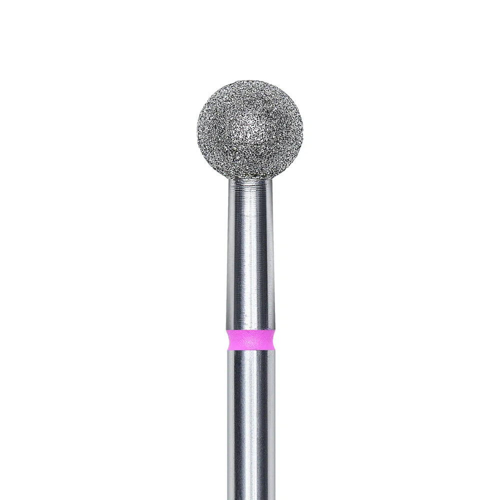 Broca Diamante Bola 5Mm Grano Fino Rojo