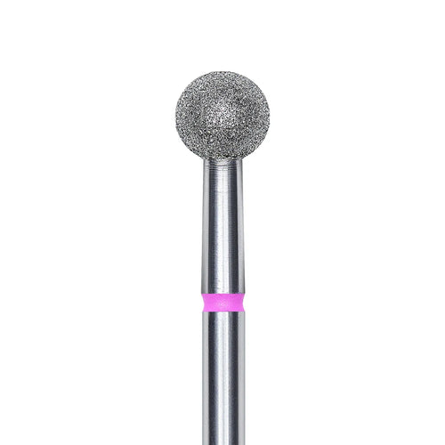 Broca Diamante Bola 5Mm Grano Fino Rojo