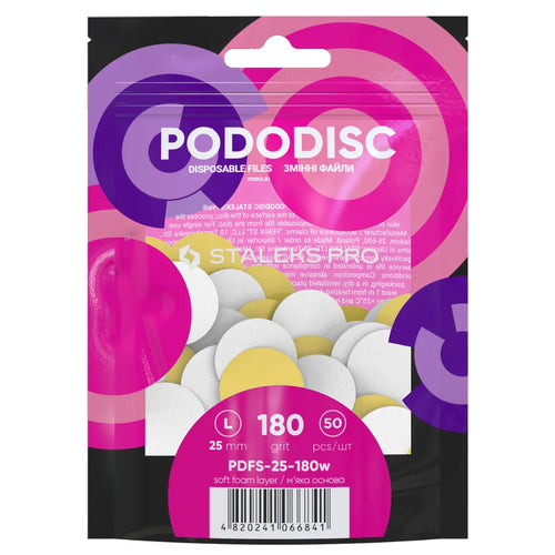 Almohadillas De Repuesto P/Pododisc L Con Foam Grano 180