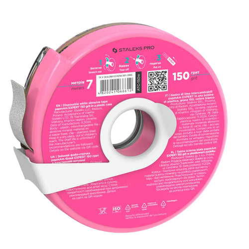 Cinta Desechable Blanca Papmam Expert En Estuche Plastico Staleks Pro 150