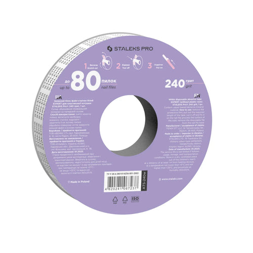Cinta Desechable Blanca Expert Sin Estuche Plastico Staleks Pro 240