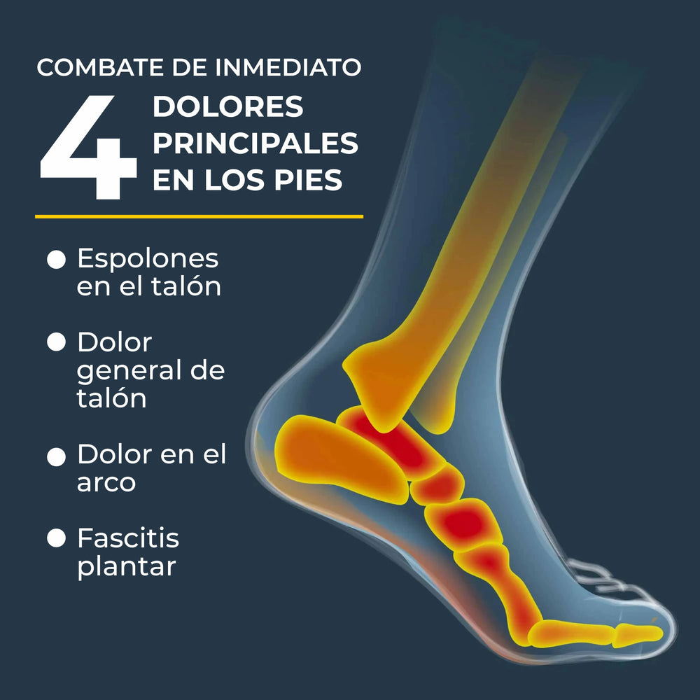 Plantillas Ortopédicas Talón y Arco - Hombre