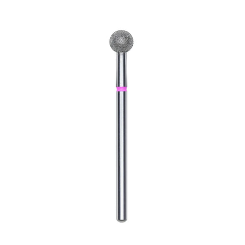 Broca Diamante Bola 5Mm Grano Fino Rojo