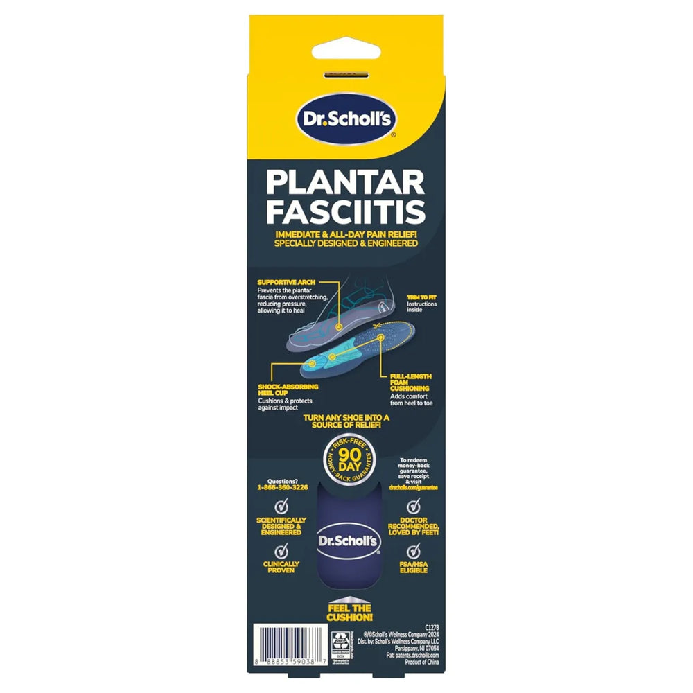 Plantillas Ortopédicas para Fascitis Plantar - Mujer