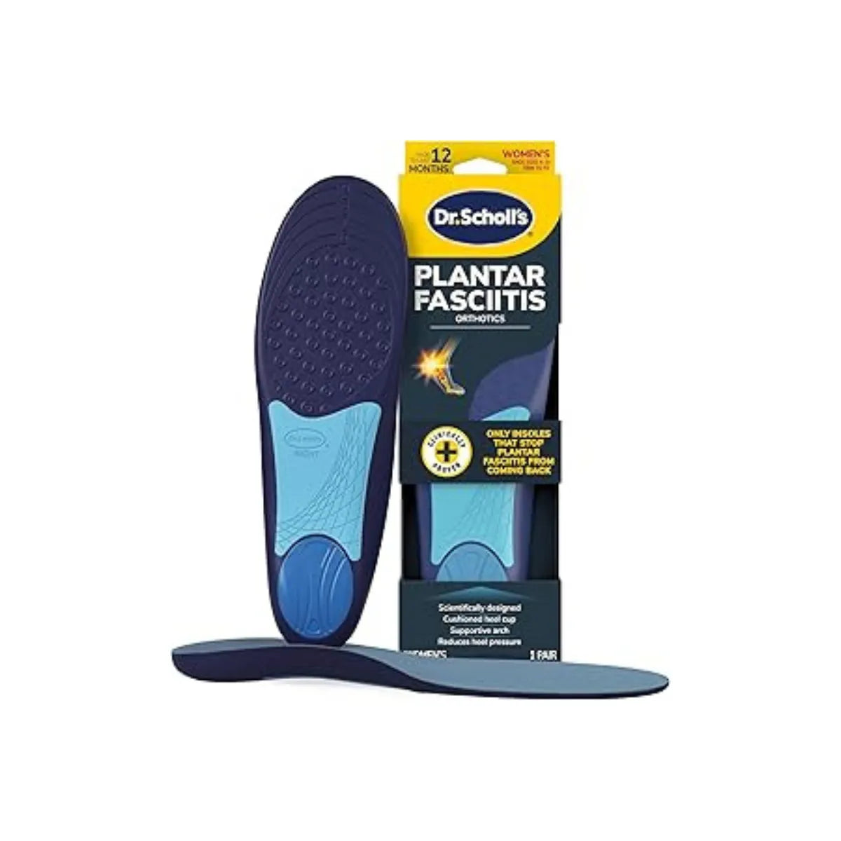 Plantillas Ortopédicas para Fascitis Plantar - Mujer