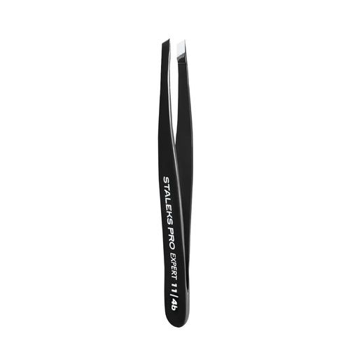 Pinza Para Cejas Negra Expert 11 Tipo 4B (Beveled)