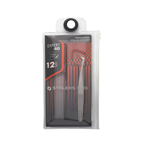 Pinza Profesional P/Pestañas Curva Expert 40 Type 7