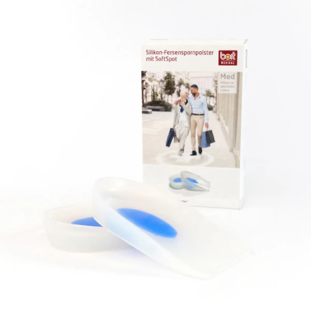 Taloneras de Silicona para Espolón Calcáneo - Talla M