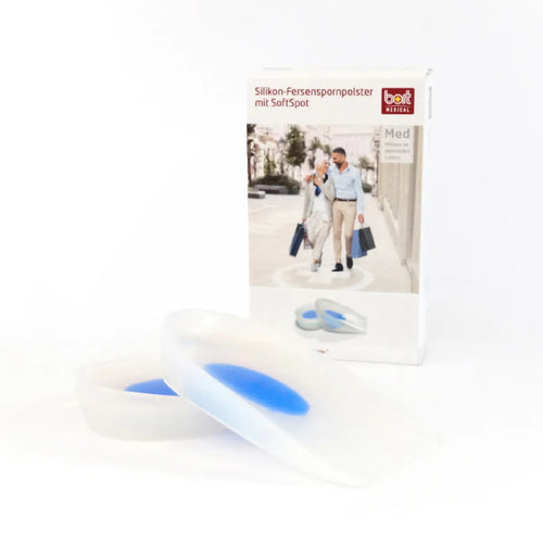 Taloneras de Silicona para Espolón Calcáneo - Talla M